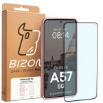 Kit protectie 2 in 1 BizonMobile, Carcasa Bizon MatteO si Folie sticla securizata Bizon Glass Edge, compatibil cu Samsung Galaxy A57 5G, Roz 10 - lerato.ro