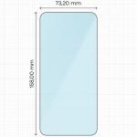Folie sticla securizata Bizon Smart Glass compatibila cu Samsung Galaxy A57 5G, Transparent 3 - lerato.ro
