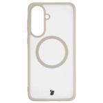 Kit protectie 2 in 1 BizonMobile, Carcasa Bizon MatteO si Folie sticla securizata Bizon Glass Edge, compatibil cu Samsung Galaxy A57 5G, Bej 3 - lerato.ro
