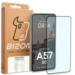 Kit protectie 2 in 1 BizonMobile, Carcasa Bizon MatteO si Folie sticla securizata Bizon Glass Edge, compatibil cu Samsung Galaxy A57 5G, Bej 10 - lerato.ro
