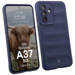 Carcasa Bizon Tur compatibila cu Samsung Galaxy A37 5G, Dark Blue 3 - lerato.ro