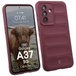 Carcasa Bizon Tur compatibila cu Samsung Galaxy A37 5G, Burgundy 3 - lerato.ro