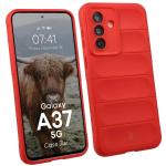 Carcasa Bizon Tur compatibila cu Samsung Galaxy A37 5G, Rosu 3 - lerato.ro