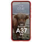 Carcasa Bizon Tur compatibila cu Samsung Galaxy A37 5G, Rosu 6 - lerato.ro