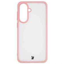 Huse si carcase Samsung , Carcasa Bizon Angelo compatibila cu Samsung Galaxy A37 5G / A36 5G, Transparent / Roz, lerato.ro