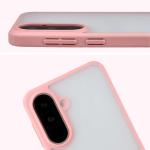 Carcasa Bizon Angelo compatibila cu Samsung Galaxy A37 5G / A36 5G, Transparent / Roz 4 - lerato.ro