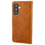 Husa flip cover Bizon Pocket compatibila cu Samsung Galaxy A37 5G, Maro 5 - lerato.ro