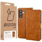 Husa flip cover Bizon Pocket compatibila cu Samsung Galaxy A37 5G, Maro 7 - lerato.ro