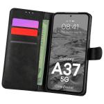 Husa flip cover Bizon Pocket compatibila cu Samsung Galaxy A37 5G, Negru 3 - lerato.ro