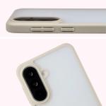 Carcasa Bizon Angelo compatibila cu Samsung Galaxy A37 5G / A36 5G, Transparent / Bej 4 - lerato.ro