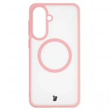 Huse si carcase Samsung , Carcasa Bizon MatteO cu MagSafe compatibila cu Samsung Galaxy A37 5G / A36 5G, Roz, lerato.ro