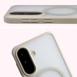 Carcasa Bizon MatteO cu MagSafe compatibila cu Samsung Galaxy A37 5G / A36 5G, Bej 5 - lerato.ro