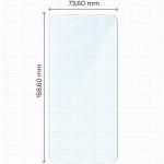 Set protectie 4in1 Bizon Glass Clear Pack, 3 folii sticla ecran + 1 folie sticla camera foto, compatibil cu Samsung Galaxy A37 5G, Transparent 3 - lerato.ro