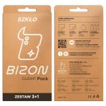 Set protectie 4in1 Bizon Glass Clear Pack, 3 folii sticla ecran + 1 folie sticla camera foto, compatibil cu Samsung Galaxy A37 5G, Transparent 8 - lerato.ro