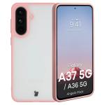 Kit protectie 2 in 1 BizonMobile, Carcasa Bizon Angelo si Folie sticla securizata Bizon Glass Edge, compatibil cu Samsung Galaxy A37 5G / A36 5G, Roz 4 - lerato.ro
