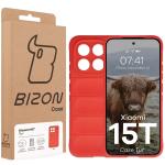 Carcasa Bizon Tur compatibila cu Xiaomi 15T, Rosu 9 - lerato.ro