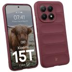 Carcasa Bizon Tur compatibila cu Xiaomi 15T, Burgundy 3 - lerato.ro