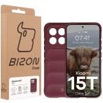 Carcasa Bizon Tur compatibila cu Xiaomi 15T, Burgundy 9 - lerato.ro