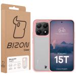 Carcasa Bizon Angelo compatibila cu Xiaomi 15T, Transparent / Roz 7 - lerato.ro
