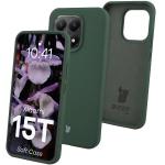 Carcasa Bizon Soft compatibila cu Xiaomi 15T, Dark Green 3 - lerato.ro