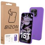 Carcasa Bizon Soft compatibila cu Xiaomi 15T, Mov 8 - lerato.ro