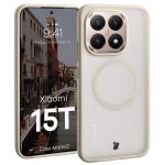 Carcasa Bizon MatteO cu MagSafe compatibila cu Xiaomi 15T, Bej 3 - lerato.ro