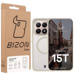 Carcasa Bizon MatteO cu MagSafe compatibila cu Xiaomi 15T, Bej 8 - lerato.ro