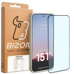Kit protectie 2 in 1 BizonMobile, Carcasa Bizon Angelo si Folie sticla securizata Bizon Glass Edge, compatibil cu Xiaomi 15T, Bej 9 - lerato.ro