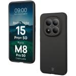 Carcasa Bizon Shell compatibila cu Xiaomi Redmi Note 15 Pro Plus 5G / POCO M8 Pro 5G, Negru 3 - lerato.ro
