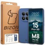 Carcasa Bizon Shell compatibila cu Xiaomi Redmi Note 15 Pro Plus 5G / POCO M8 Pro 5G, Albastru 7 - lerato.ro