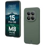 Carcasa Bizon Shell compatibila cu Xiaomi Redmi Note 15 Pro Plus 5G / POCO M8 Pro 5G, Verde 3 - lerato.ro