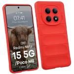 Carcasa Bizon Tur compatibila cu Xiaomi Redmi Note 15 5G / POCO M8 5G, Rosu 3 - lerato.ro