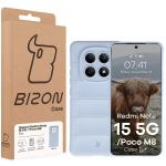 Carcasa Bizon Tur compatibila cu Xiaomi Redmi Note 15 5G / POCO M8 5G, Light Blue 9 - lerato.ro