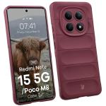 Carcasa Bizon Tur compatibila cu Xiaomi Redmi Note 15 5G / POCO M8 5G, Burgundy 3 - lerato.ro