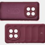 Carcasa Bizon Tur compatibila cu Xiaomi Redmi Note 15 5G / POCO M8 5G, Burgundy 7 - lerato.ro