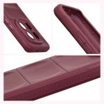 Carcasa Bizon Tur compatibila cu Xiaomi Redmi Note 15 5G / POCO M8 5G, Burgundy 8 - lerato.ro