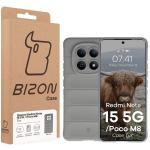 Carcasa Bizon Tur compatibila cu Xiaomi Redmi Note 15 5G / POCO M8 5G, Light Grey 9 - lerato.ro