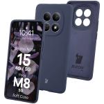 Carcasa Bizon Soft compatibila cu Xiaomi Redmi Note 15 5G / POCO M8 5G, Dark Blue 3 - lerato.ro