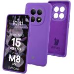 Carcasa Bizon Soft compatibila cu Xiaomi Redmi Note 15 5G / POCO M8 5G, Mov 3 - lerato.ro