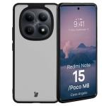 Carcasa Bizon Angelo compatibila cu Xiaomi Redmi Note 15 5G / POCO M8 5G, Transparent / Negru 3 - lerato.ro