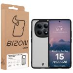 Carcasa Bizon Angelo compatibila cu Xiaomi Redmi Note 15 5G / POCO M8 5G, Transparent / Negru 7 - lerato.ro