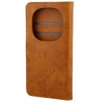 Husa flip cover Bizon Pocket compatibila cu Xiaomi Redmi Note 15 Pro Plus 5G / POCO M8 Pro 5G, Maro 5 - lerato.ro