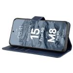 Husa flip cover Bizon Pocket compatibila cu Xiaomi Redmi Note 15 Pro Plus 5G / POCO M8 Pro 5G, Navy Blue 6 - lerato.ro