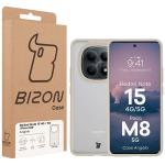 Carcasa Bizon Angelo compatibila cu Xiaomi Redmi Note 15 5G / POCO M8 5G, Transparent / Bej 7 - lerato.ro