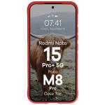Carcasa Bizon Tur compatibila cu Xiaomi Redmi Note 15 Pro Plus 5G / POCO M8 Pro 5G, Rosu 6 - lerato.ro