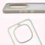 Carcasa Bizon Angelo compatibila cu Xiaomi Redmi Note 15 Pro Plus 5G / POCO M8 Pro 5G, Transparent / Bej 4 - lerato.ro