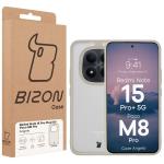 Carcasa Bizon Angelo compatibila cu Xiaomi Redmi Note 15 Pro Plus 5G / POCO M8 Pro 5G, Transparent / Bej 7 - lerato.ro