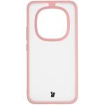 Carcasa Bizon Angelo compatibila cu Xiaomi Redmi Note 15 Pro Plus 5G / POCO M8 Pro 5G, Transparent / Roz 2 - lerato.ro