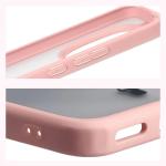 Carcasa Bizon Angelo compatibila cu Xiaomi Redmi Note 15 Pro Plus 5G / POCO M8 Pro 5G, Transparent / Roz 5 - lerato.ro