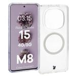 Carcasa Bizon CrystalO cu MagSafe compatibila cu Xiaomi Redmi Note 15 5G / POCO M8 5G, Transparent 3 - lerato.ro